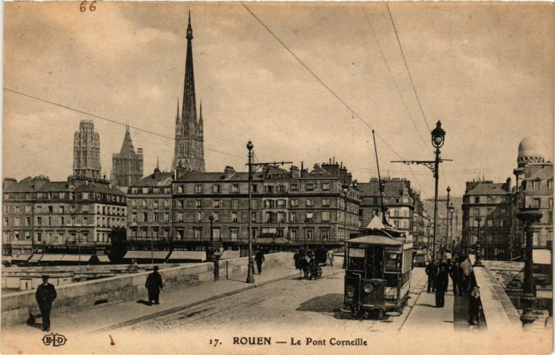 CPA ROUEN-Le Pont Corneille (348758)