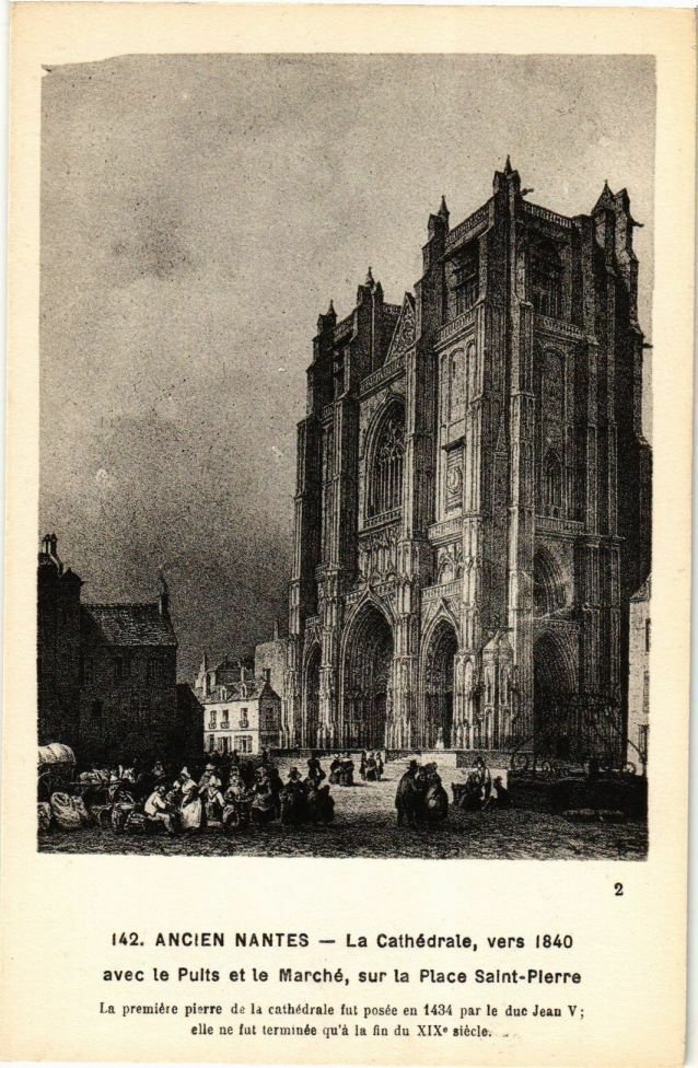 Carte Postale Semi Moderne Avranches La Cathédrale Notre Dame