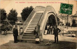 CPA REIMS-La Nouvelle Passerelle de la Rue de Venise (347029)