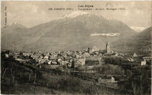 CPA EMBRUN - Vue générale - Au fond, Montagne d'Orel (453591)