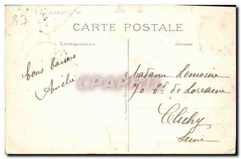Postcard Old Tours Cathedrale St Gatien Apse