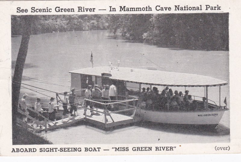 Kentucky Mammoth Cave Miss Green River Sightseeing Boat