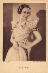 Carola Höhn German Actress Vintage Postcard 08.41