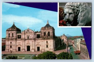 Nicaragua Postcard Cathedral of Leon First Cathedral of Central America c1950's