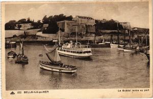 CPA BELLE-ILE-en-MER - Le Guedel rentre au port (205533)