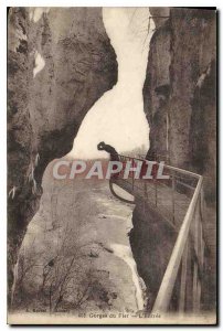 Old Postcard Gorges du Fier the Entree