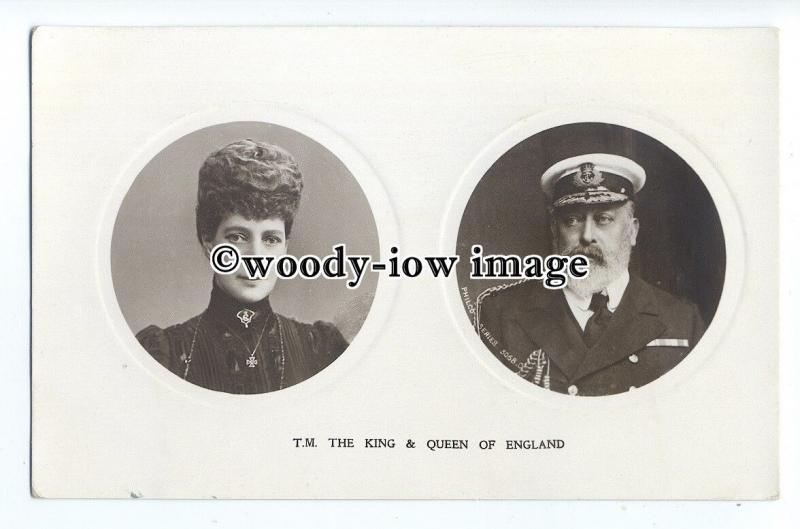 r1751 - King Edward VII & Princess Alexandra - postcard