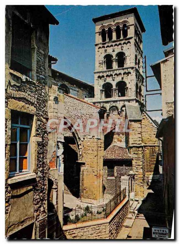 Modern Postcard Vienna on the Rhone Romanesque church of Saint Andre le Bas