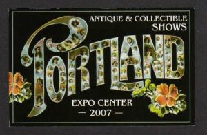 ME Large Letter PORTLAND MAINE Expo Show POSTCARD