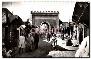 Postcard Modern Morocco Fes Gate Bou Jeloud North Coast