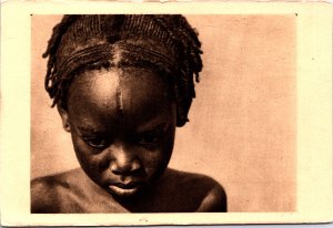 French Equatorial Africa Oubangui Chari Little Girl Sara Kaba Postcard  C012