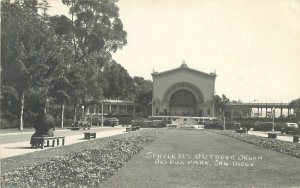 California San Diego Balboa Park Spreckles Outdoor Organ RPPC Postcard 22-11259