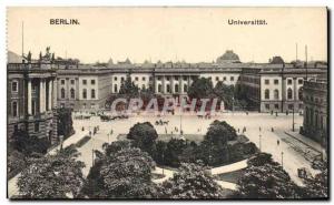 Postcard Old Universitat Berlin