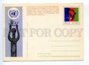 419721 POLAND 1975 year AFRICA postal postcard POSTAL stationery