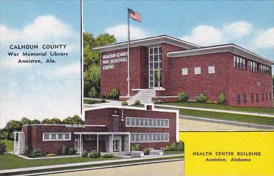 Alabama Anniston Calhoun County War Memorial Library