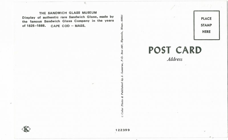 The Sandwich Glass Museum Cape Cod Massachusetts