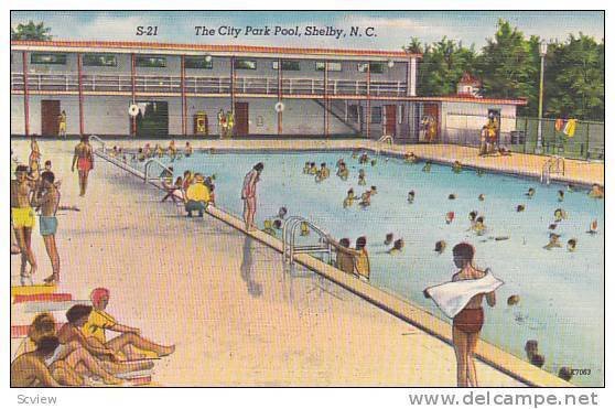 The City Park Pool, Shelby, North Carolina, 30-40s