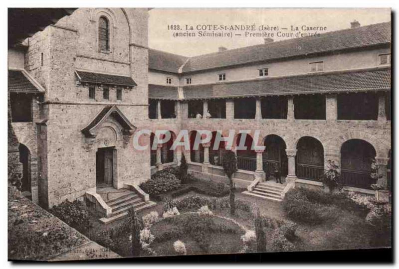 La Cote Saint Andre - The Barracks (former seminary) Premiere of entry courty...