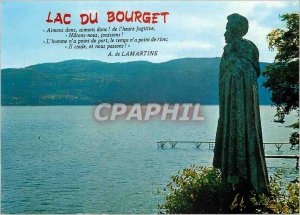 Postcard Modern Lake Bourget and Lake Savoie Lamartine