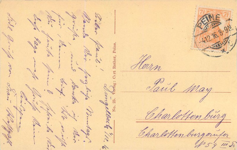 Germany Lower Saxony Peine - Kaiserstrasse 1916