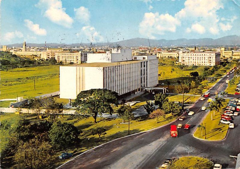 National Library Building Manila Postal Used Unknown 