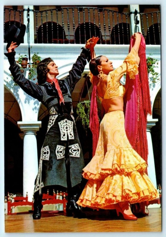 SPAIN ~ Flamenco Dancers BALLET FIESTA FLAMENCA El Relicario 4x6 Postcard