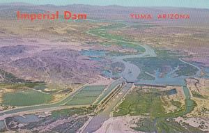 Arizona Yuma Aerial View Imperial Dam