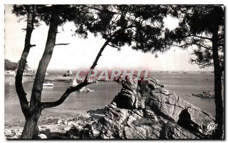 Postcard Old Island Brehat La Cote Sauvage