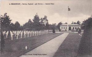 England Surrey Brookwood 437 Graves General View American 