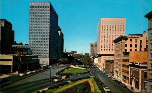 Maryland Baltimore St Paul Place Looking North