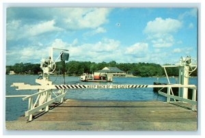 c1950's Bemus Point Stow Ferry Chautauqua Lake New York NY Vintage Postcard 