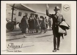 Germany 1930s Lufthansa Bordpost Advertising  RPPC 66727