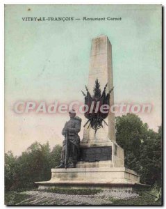 Postcard Ancient Monument Carnot Vitry Le Francois