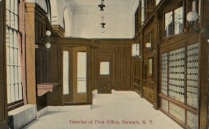 NEWARK, New York, 1923; Interior Of Post Offise