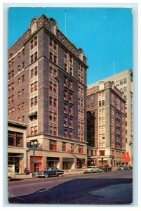 c1950's Hotel Sheraton Graces Rochester's East Avenue New York NY Postcard