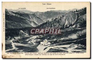 Old Postcard The Alps Mountaineering Lauzette The Gondrans Queyras Valley Roa...