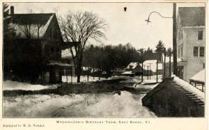 VT - East Burke. 1910 Washington's Birthday Thaw, Flood