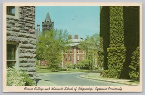 Syracuse New York~Syracuse University~Crouse College~Maxwell School~1977 Pc