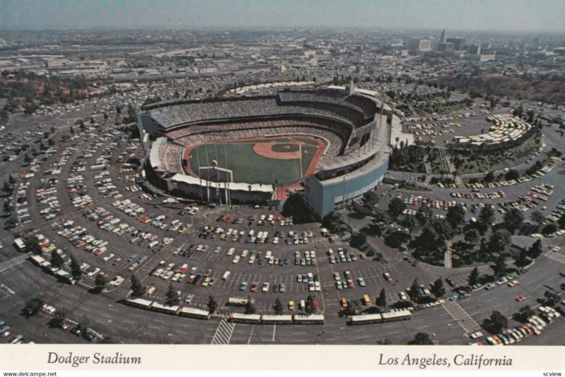 LOS ANGELES, California, 1960-80s; Dodger Stadium