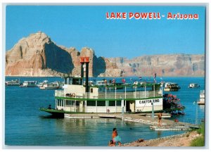View Of Paddlewheeler Canyon king Lake Powell Arizona AZ Vintage Postcard