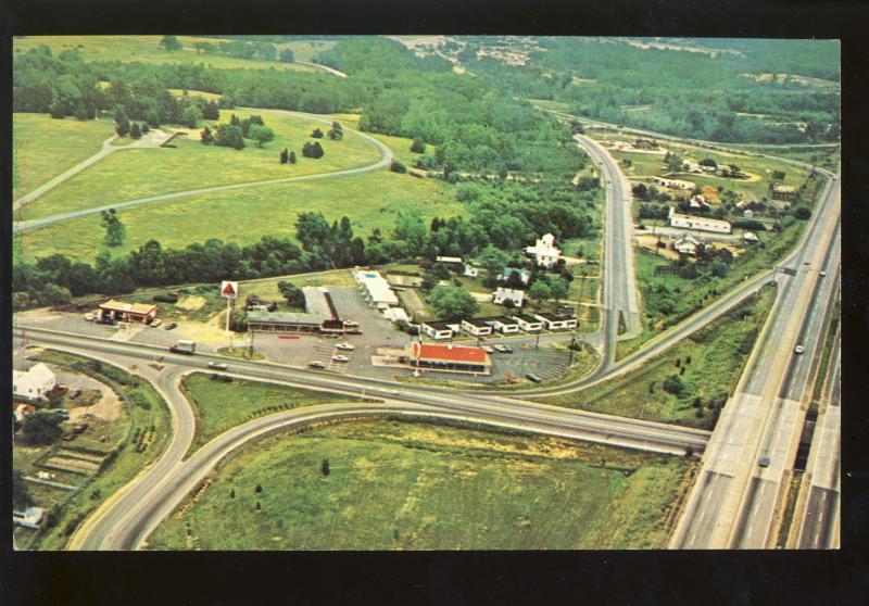 Petersburg, Virginia/VA Postcard, Aerial View Of Petersburg Motel