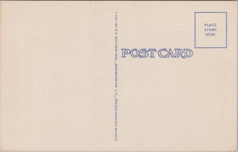 Linen~Montpelier Tavern & Vermont State Capital Montpelier Vt~Vintage Postcard