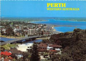 B89976 narrows bridge over swan river  perth   australia