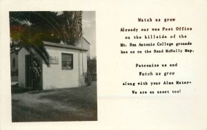 Postcard RPPC California Walnut 1951Mt. San Antonio College 23-9448