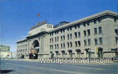 Canadian National Railway Station Winnipeg, Manitoba Canada Unused 