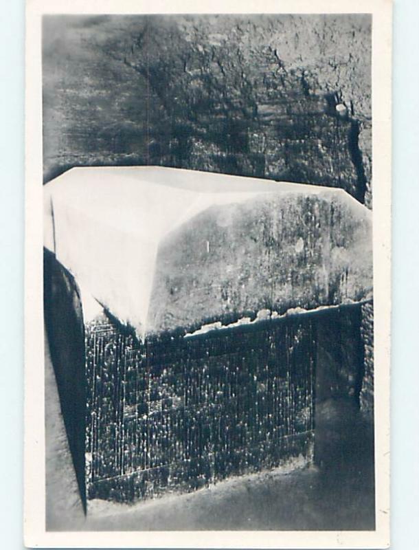 old rppc TOMB OF THE SACRED BULLS Sakkara Egypt HM1548