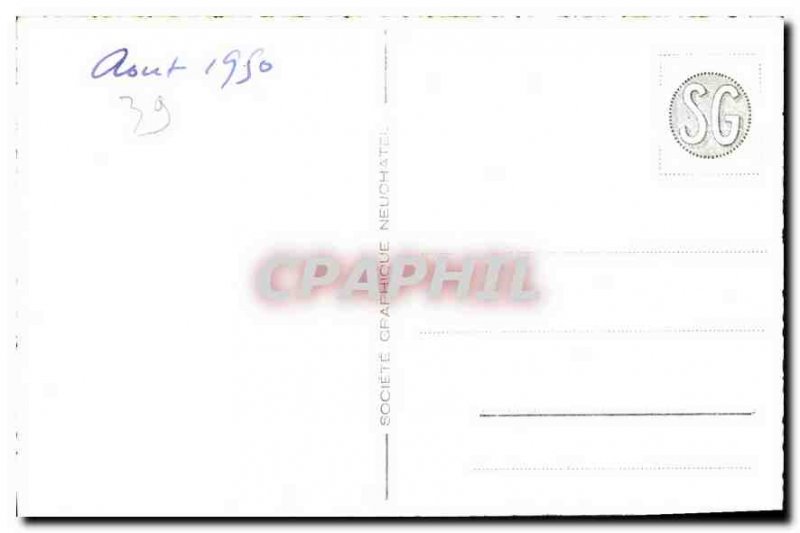 Postcard Old Crans Golf