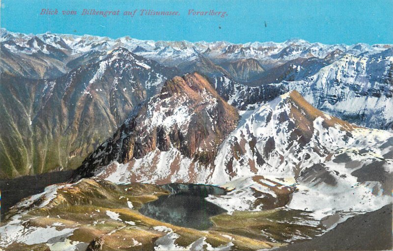 Mountaineering Austria Vorarlberg Tilisunasee panorama Tilisuna cottage cancel