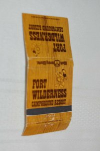 Fort Wilderness Campground Resort Walt Disney World 30 Strike Matchbook Cover