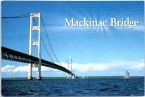 Postcard - Mackinac Bridge, Michigan